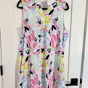 Tommy Bahama GOLF women’s dress XL- Pink, Blue, Green Floral